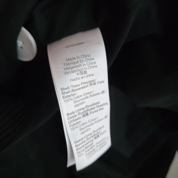 Alexa Chung for Madewell Double-Breasted Blazer in Corduroy size 8 NWT - Picture 10 of 11